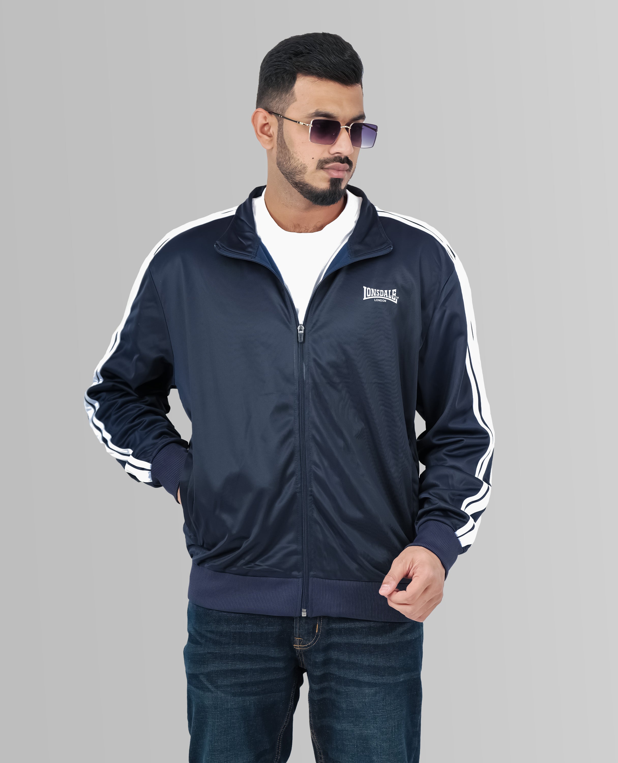 Mens Mock Neck Jacket