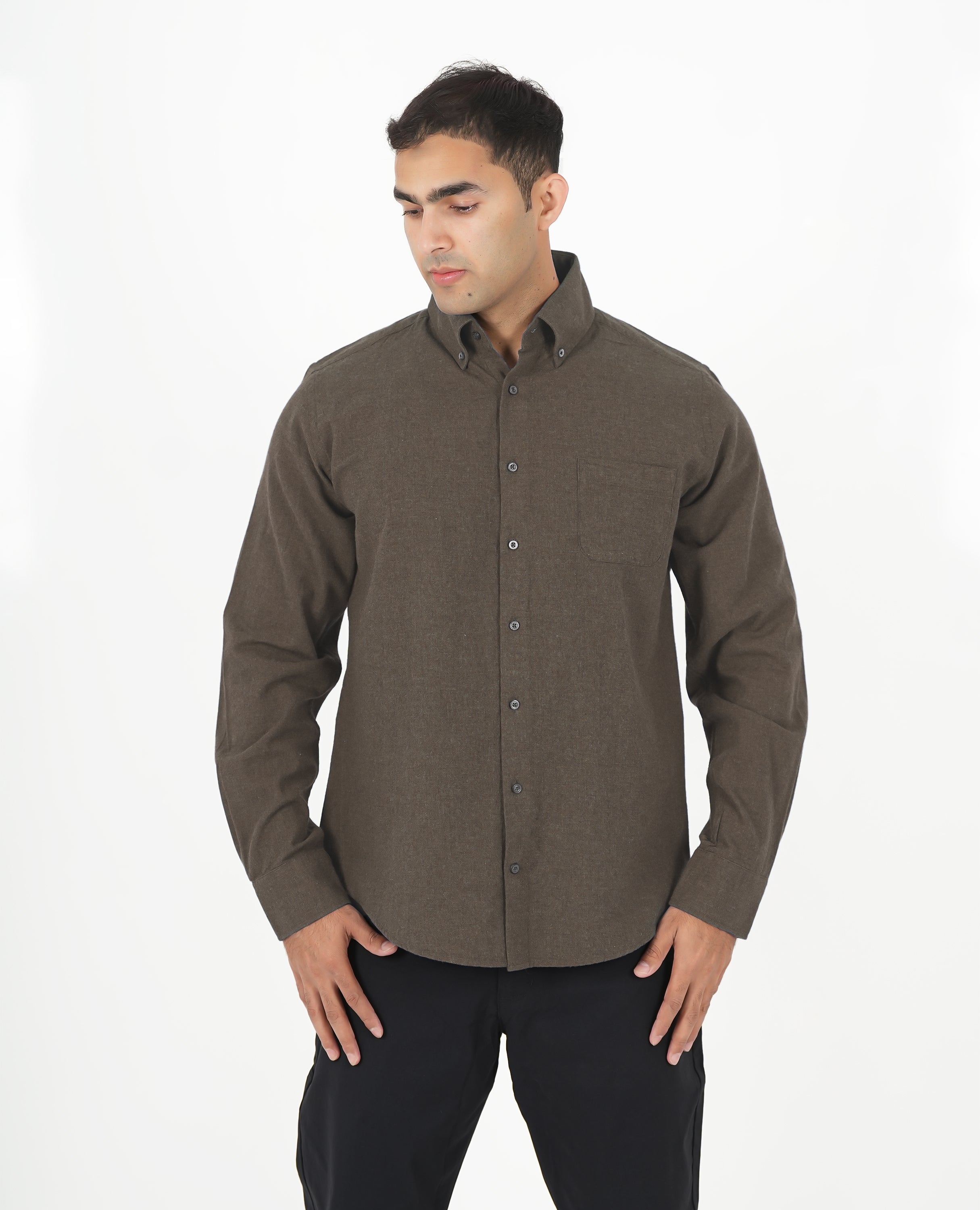 FineLook Men's Solid Shirt - Casual and office wear - FineLook