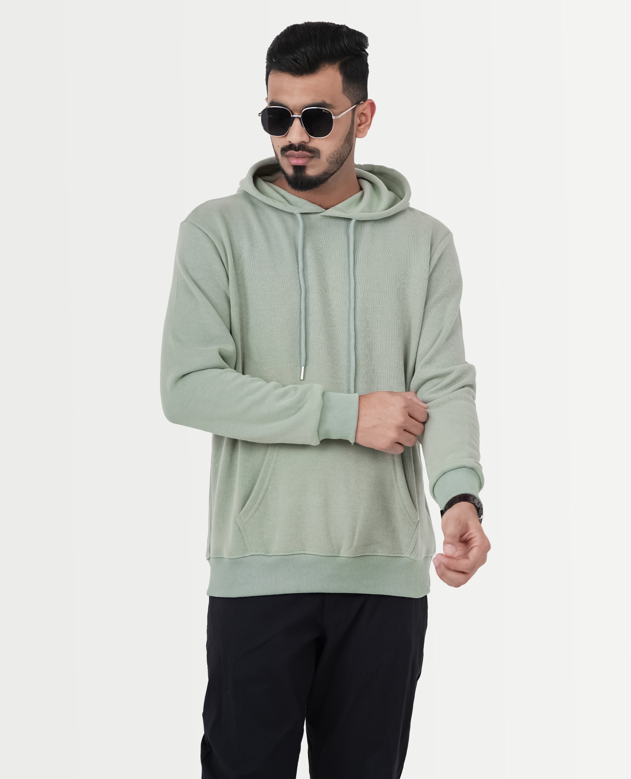 Solid Color Sweatshirts - GOLD NOUR