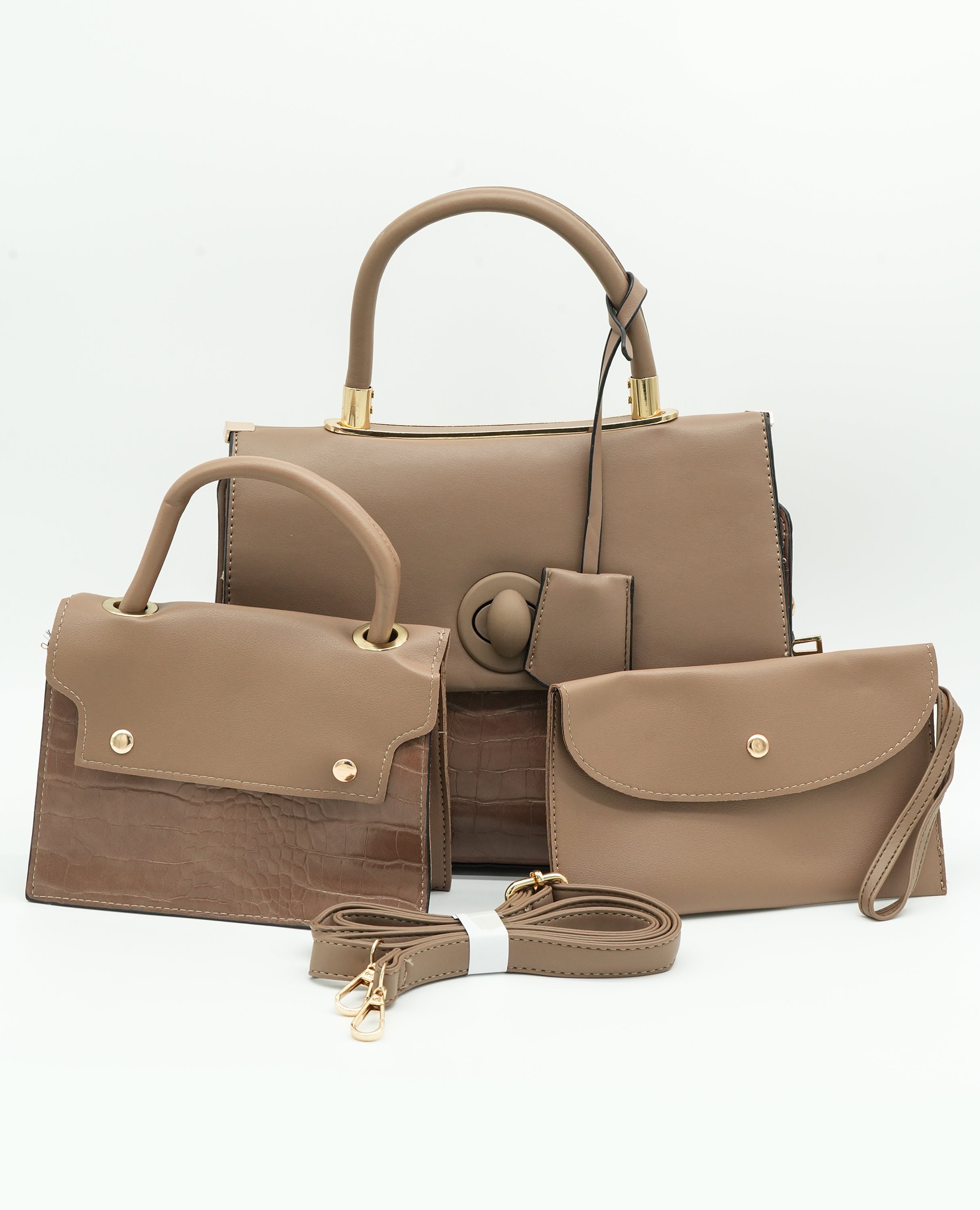 Elegant 4-Piece Handbag Set – Stylish & Versatile Shoulder Bag Collection