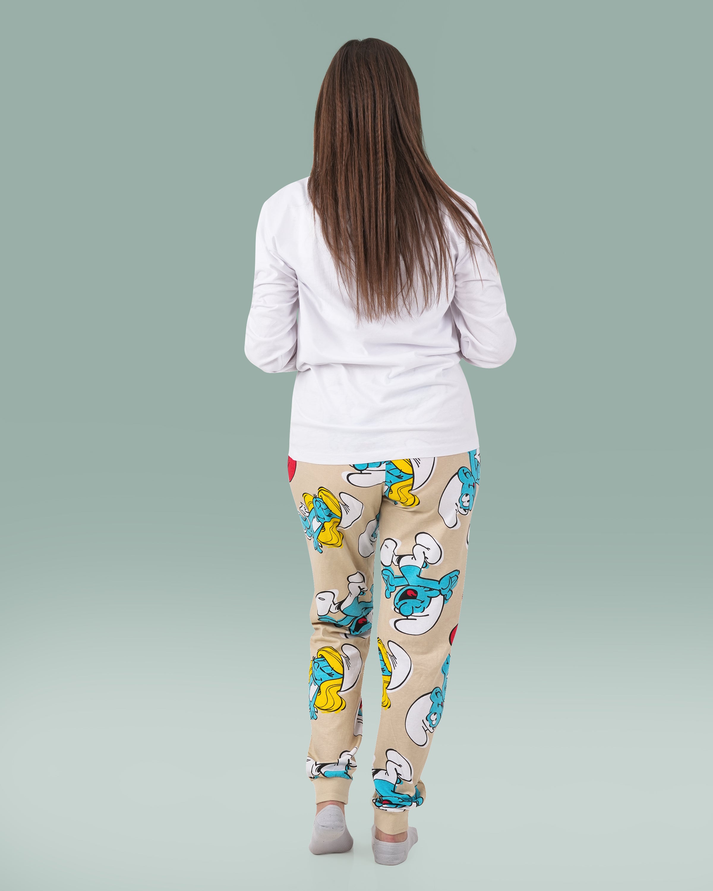 Women Smurfs Shirt and Trouser 2 pc Set - Finelook