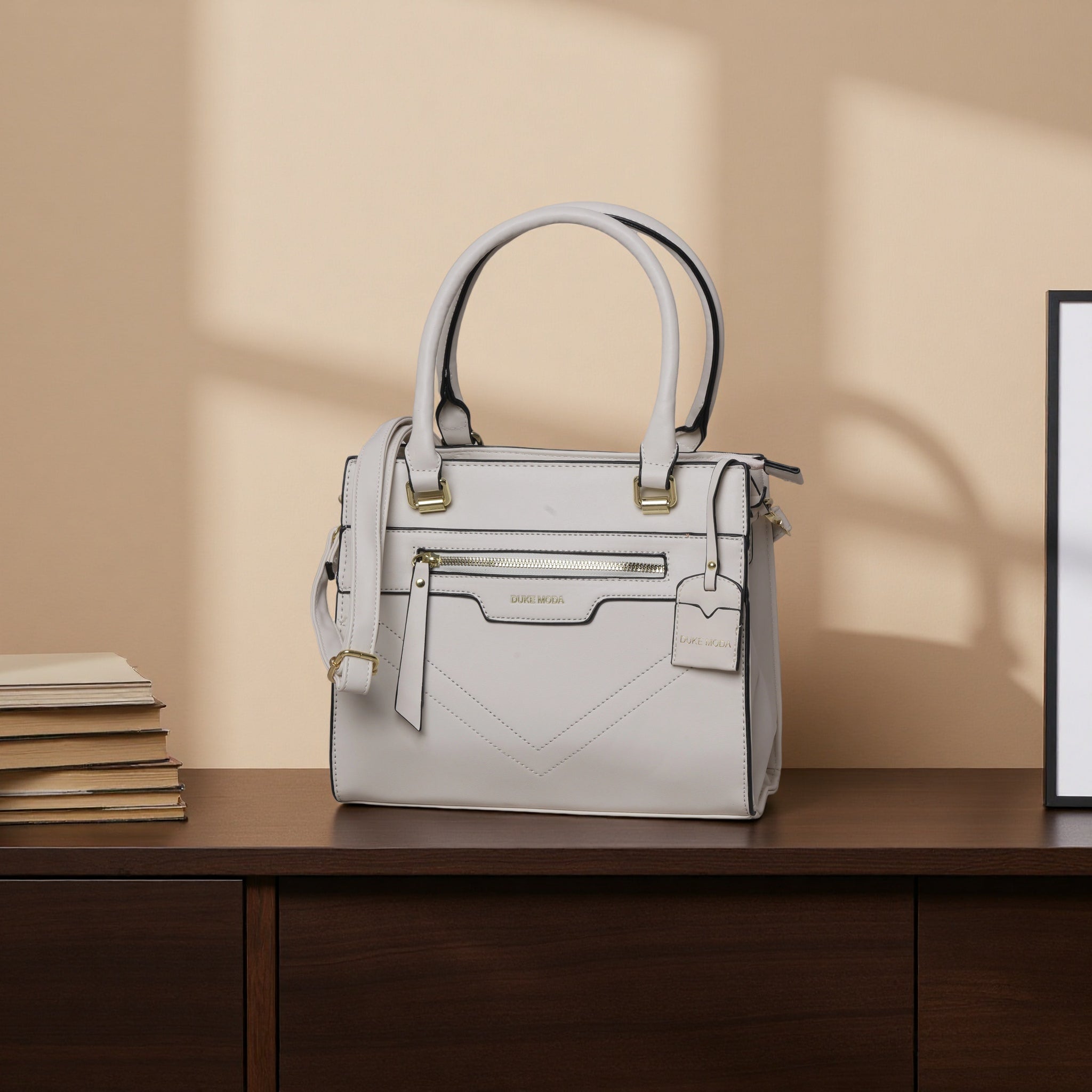 Women's Elegant Tote Handbag with Adjustable Shoulder Strap