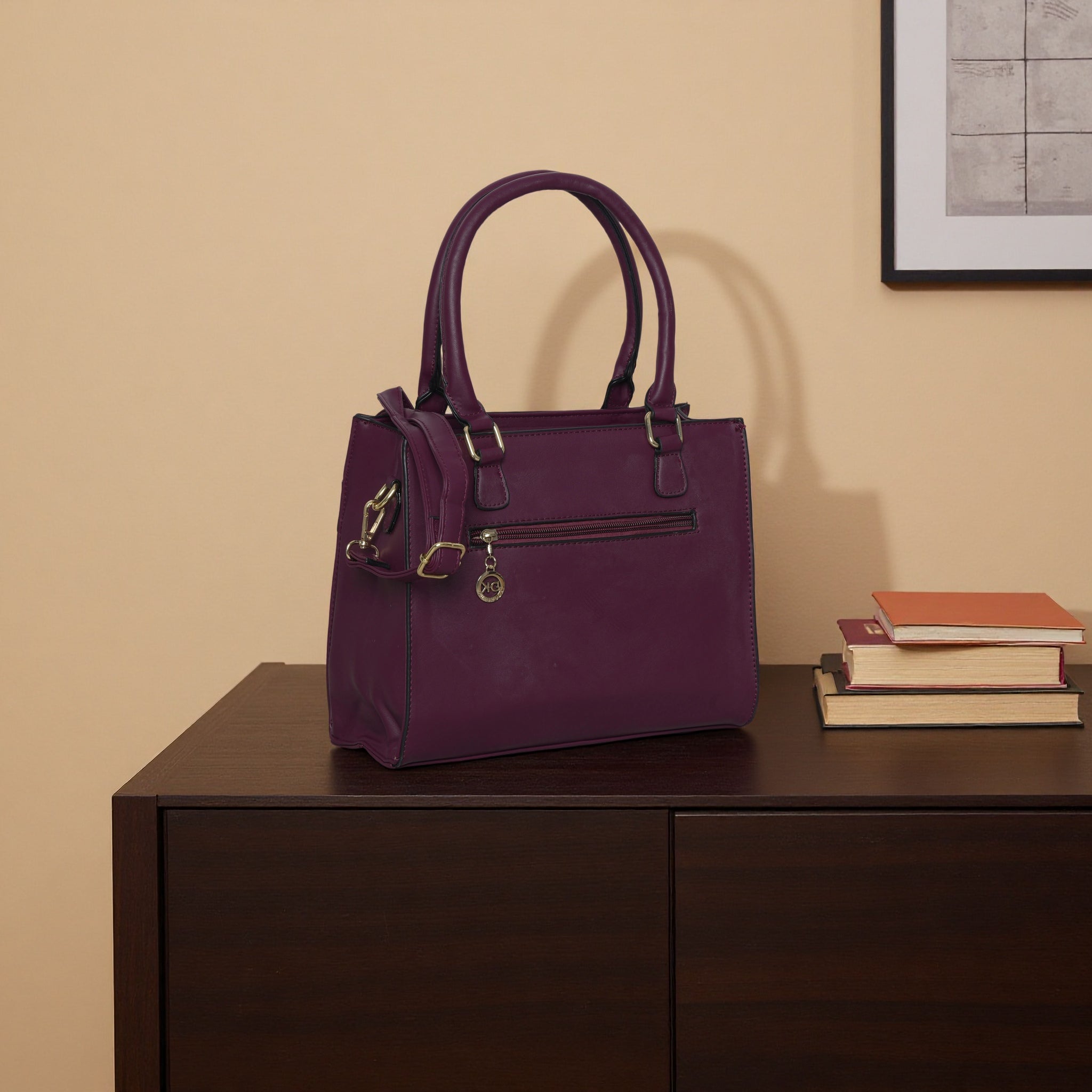 Women's Elegant Tote Handbag with Adjustable Shoulder Strap