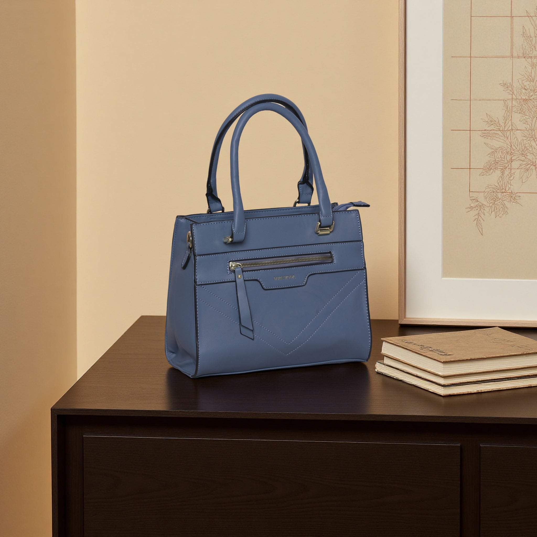 Women's Elegant Tote Handbag with Adjustable Shoulder Strap