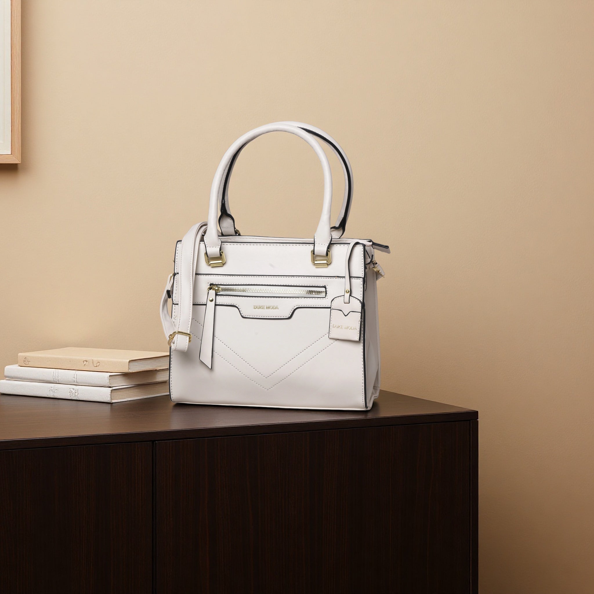 Women's Elegant Tote Handbag with Adjustable Shoulder Strap