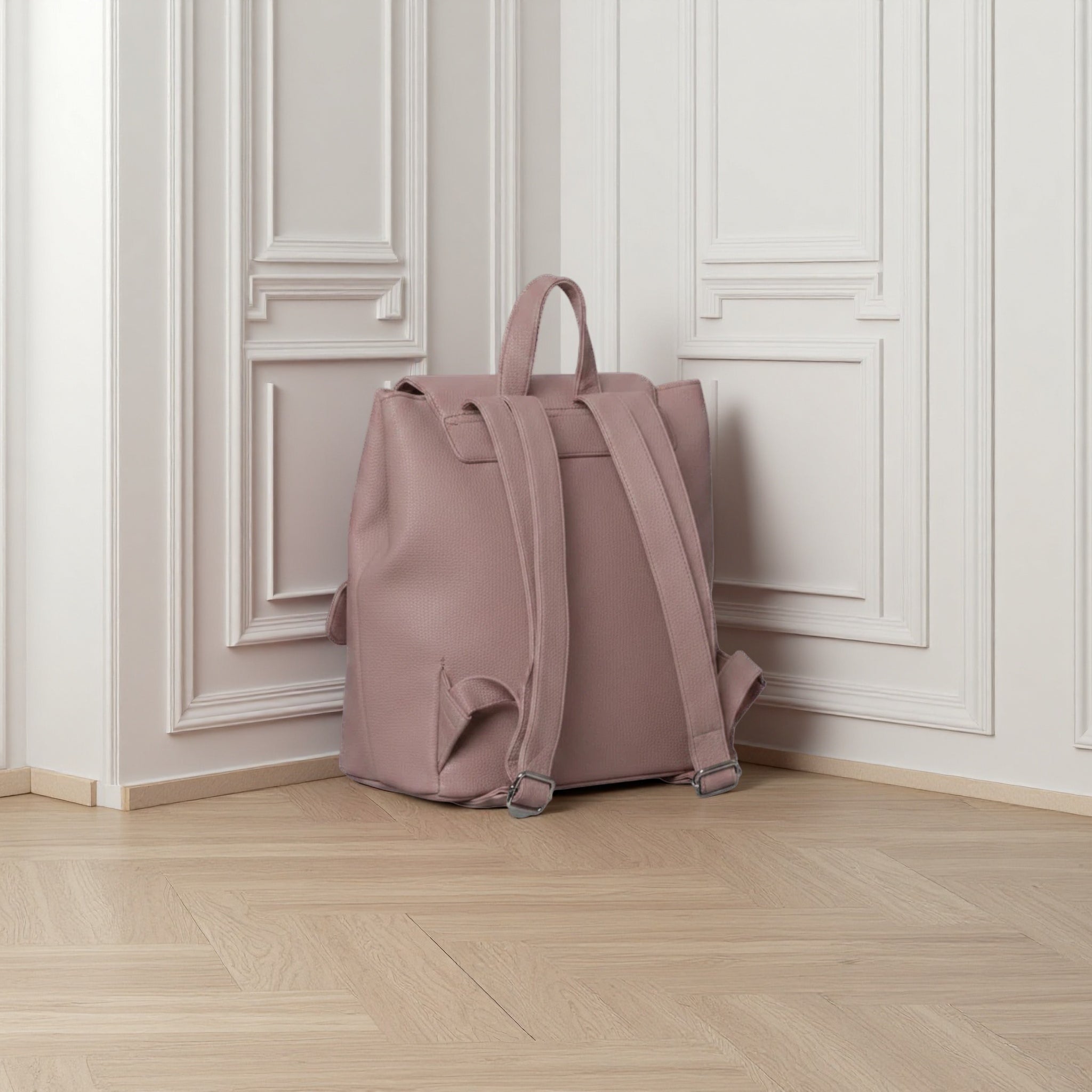 Classic Multi-Pocket Everyday Backpack | Lightweight Faux Leather Rucksack & Travel Daypack