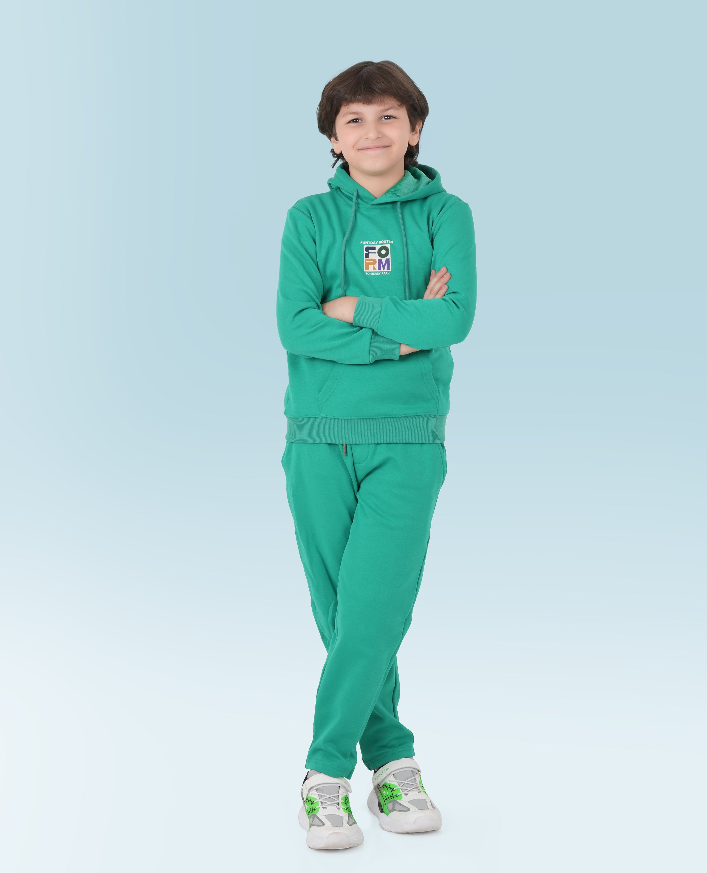 Boys's Stylish SweatShirt & SweatPant Set