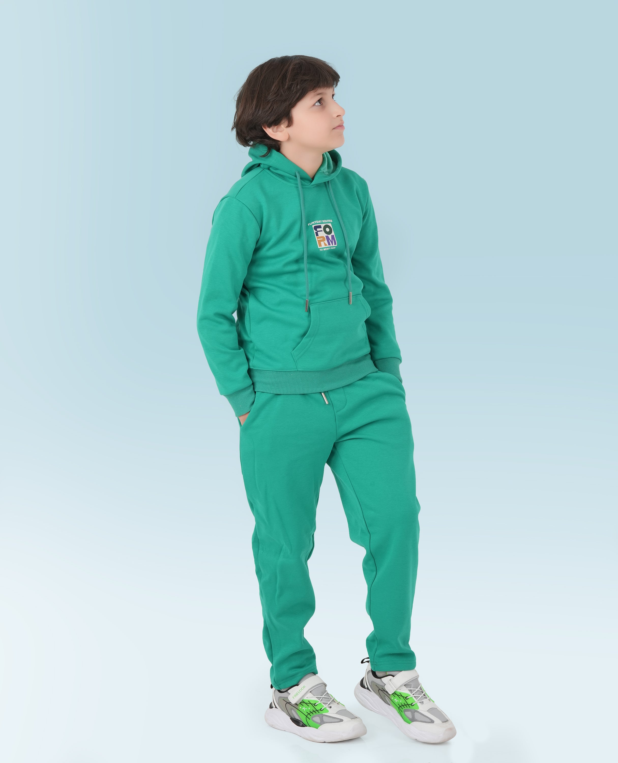 Boys's Stylish SweatShirt & SweatPant Set