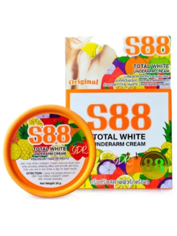S88 Total White Underarm Lightening Cream, 35g.