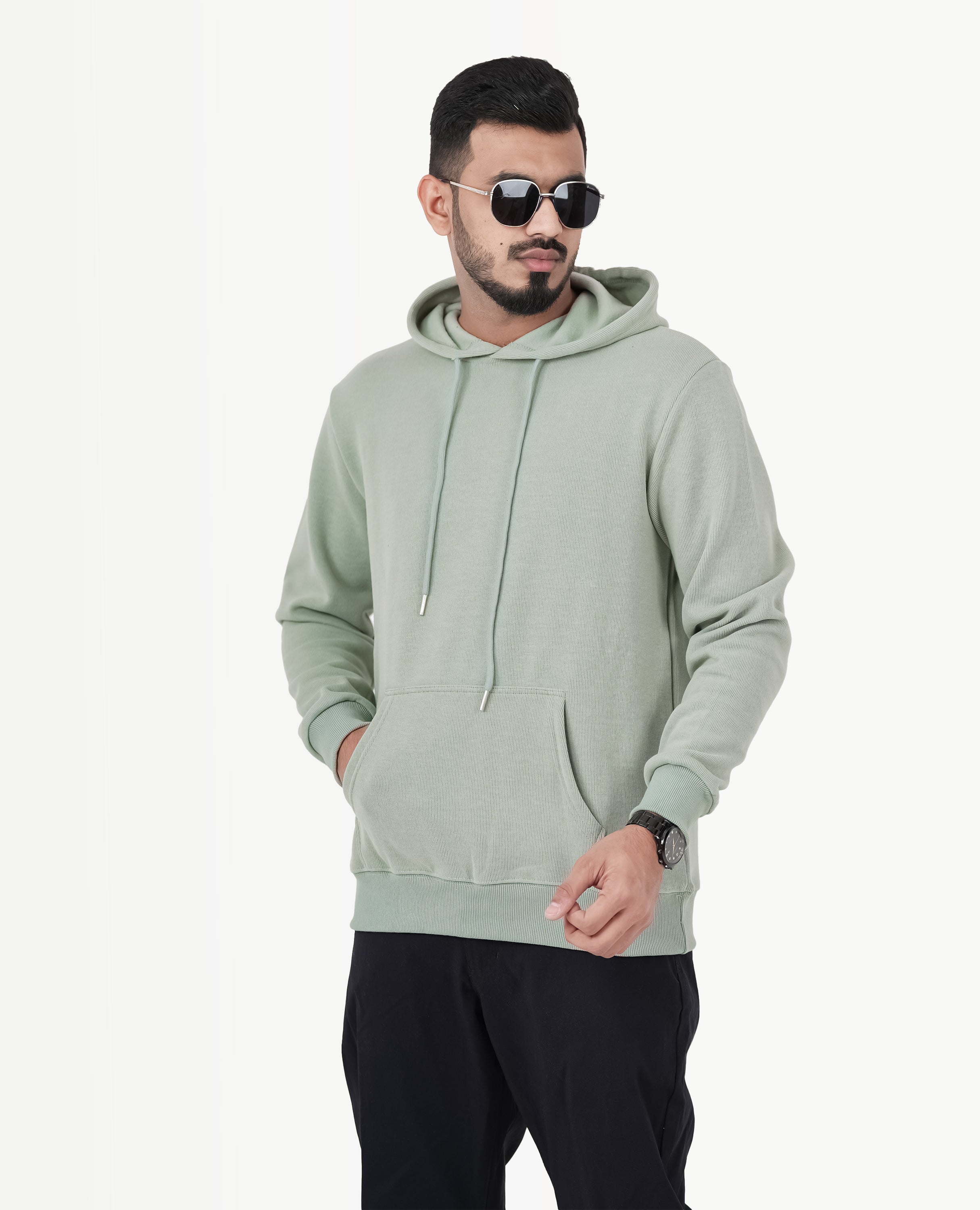 Solid Color Sweatshirts - GOLD NOUR