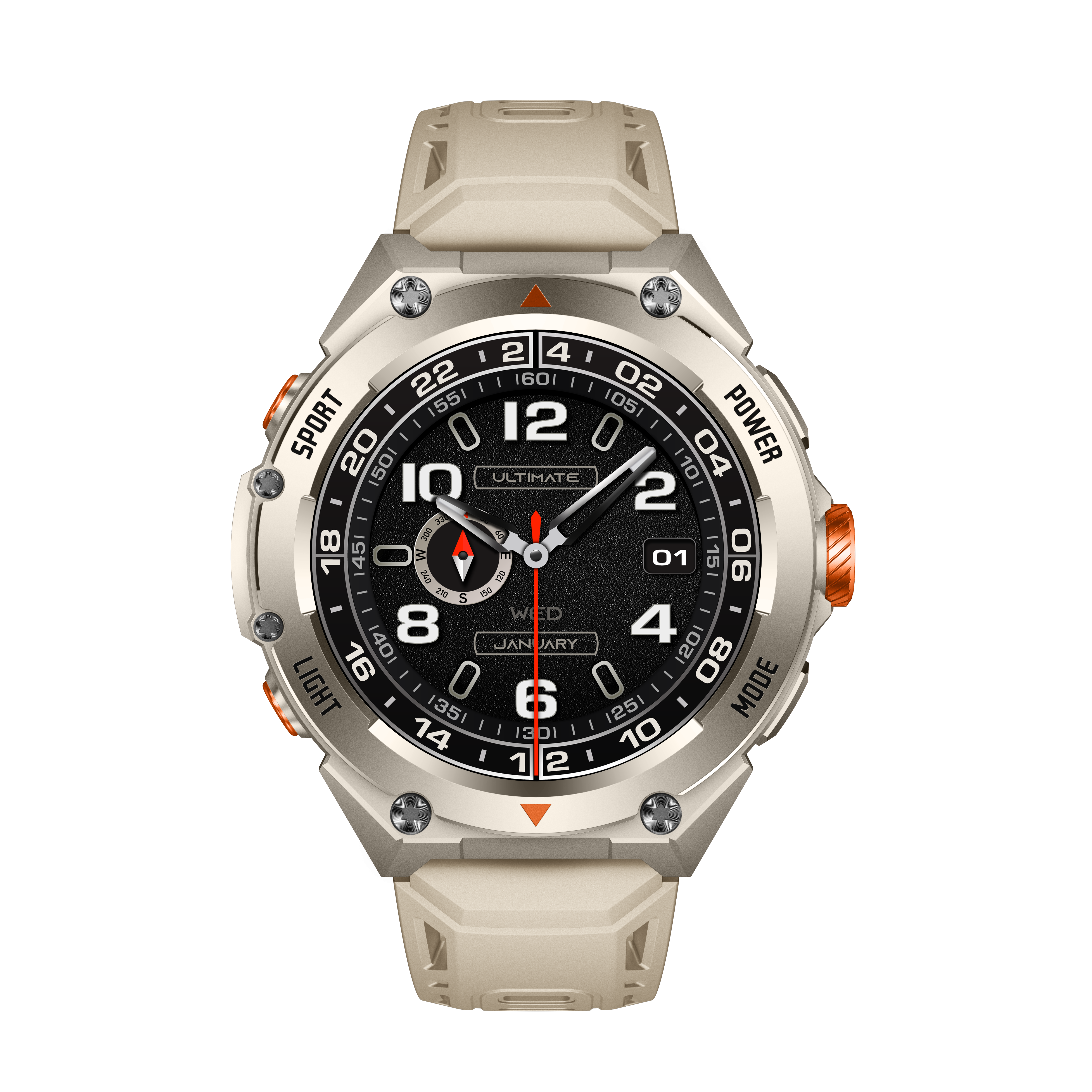 Finelook Premium Round AMOLED Smartwatch – 2025 Model | Waterproof | Android / IOS |  E-SIM | Health Tracking