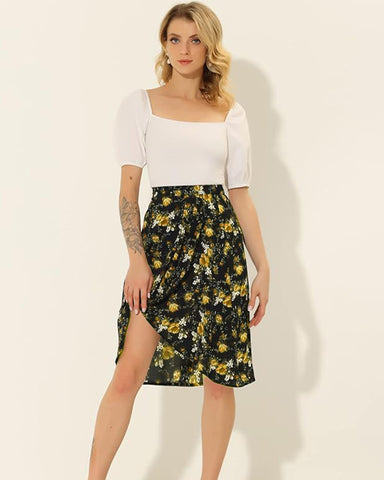 Women Floral skirt