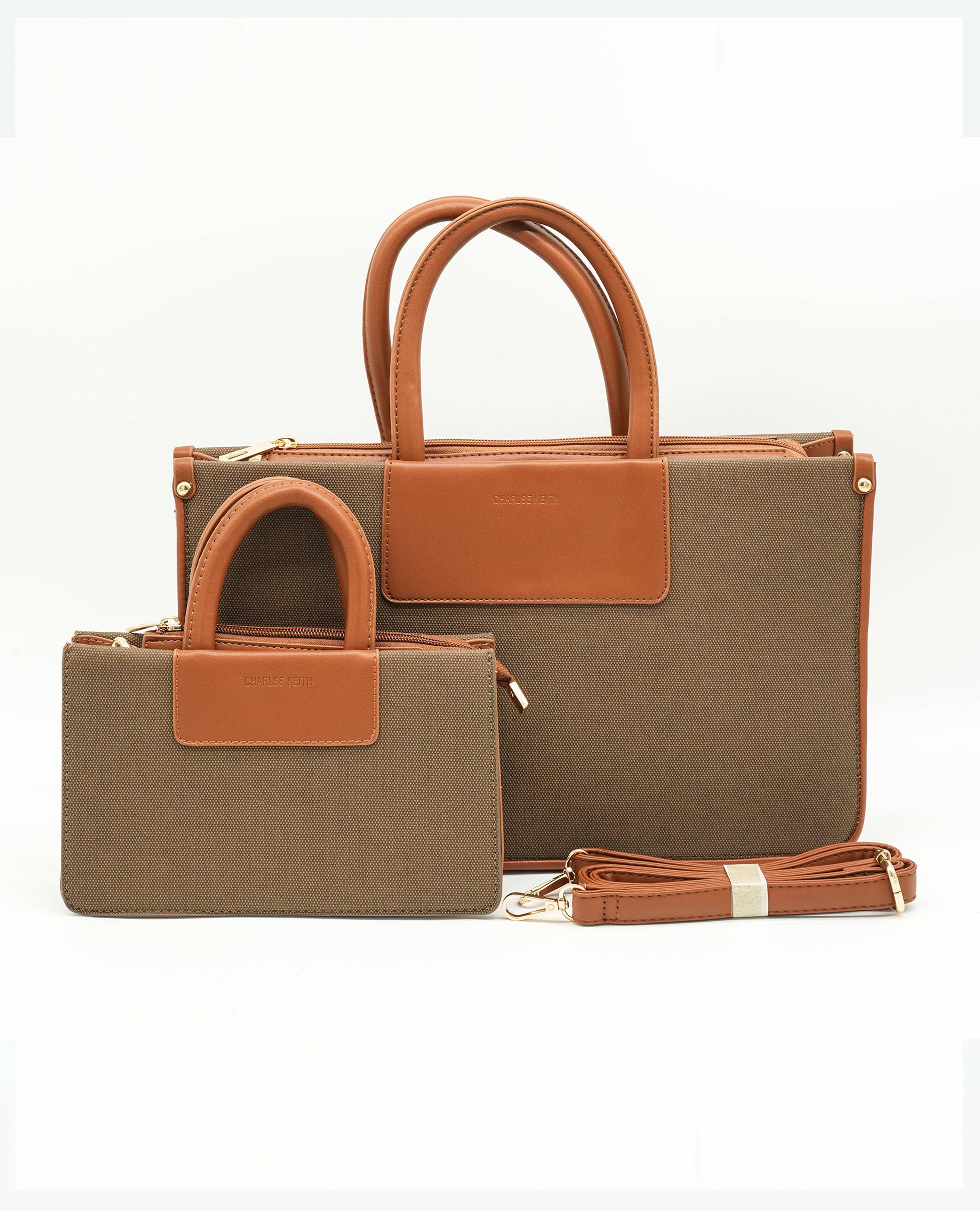 CHARLES KEITH Bag with Small hand Bag 2 in 1 Set - FineLook