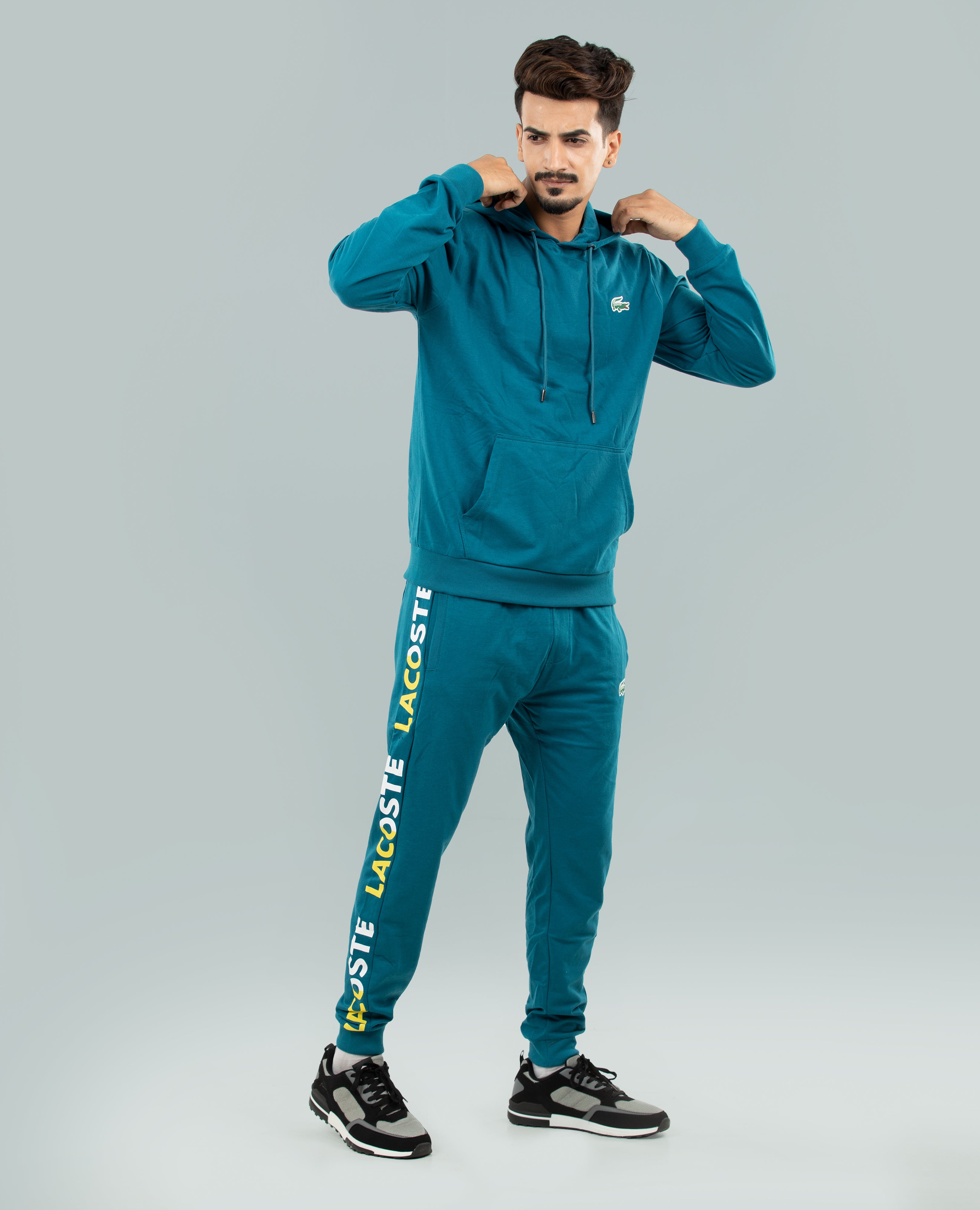 lacoste Men's Hoodie and Sweatpant Set