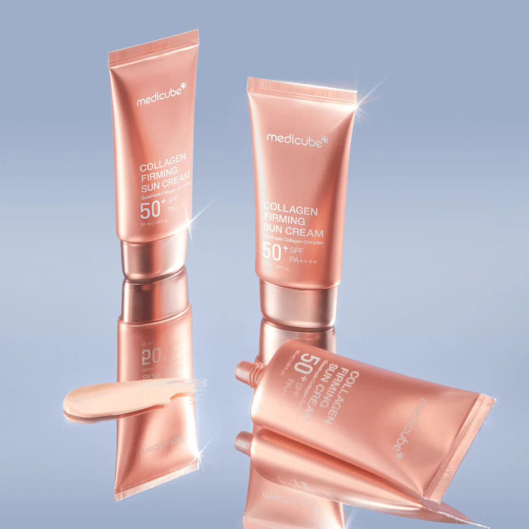 NATIONAL DAY OFFER - MEDICUBE 3 PIECE SET - Glow Booster Serum, Sun Cream and Night Wrapping Mask