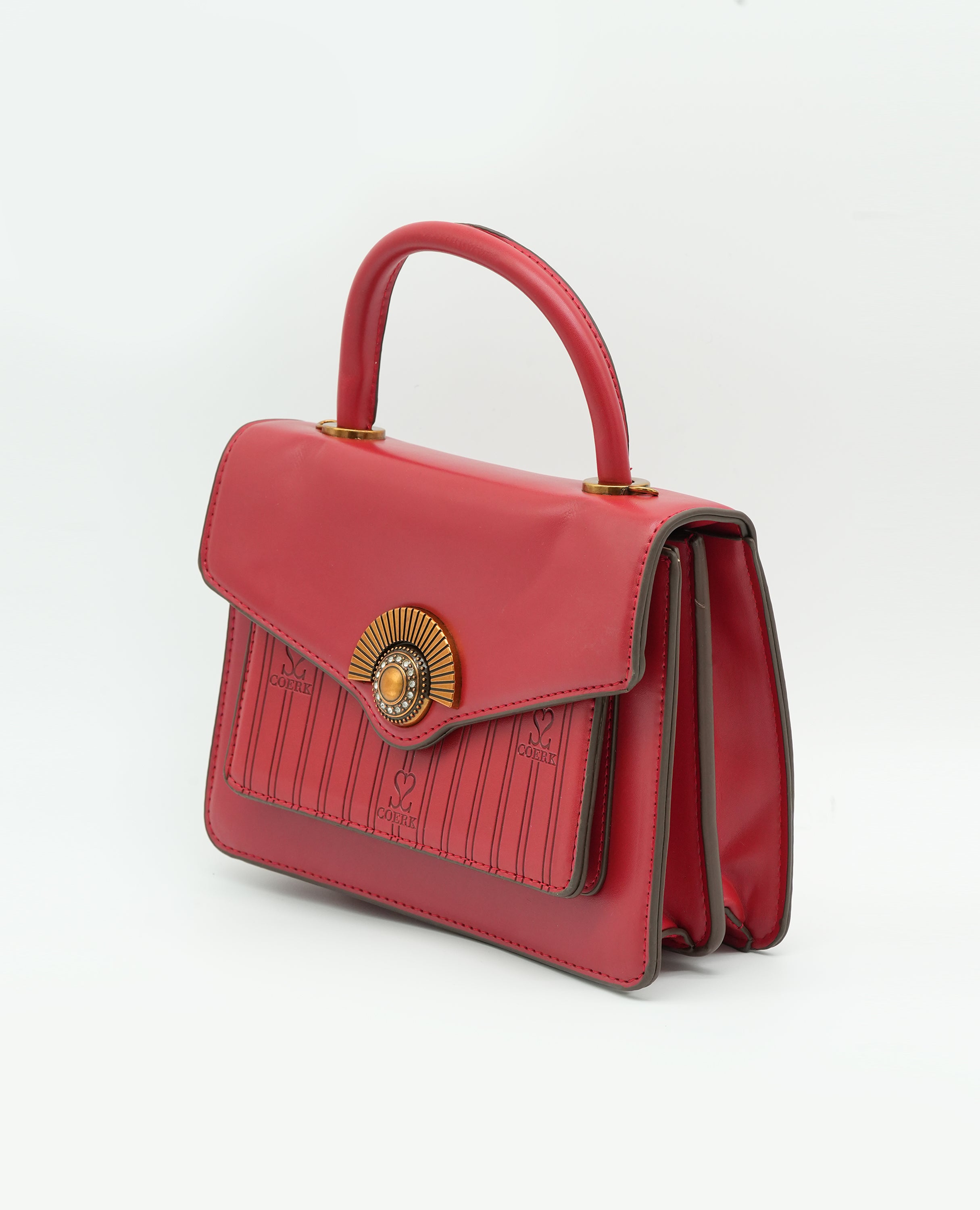 Elegant Black Top-Handle Handbag – Stylish PU Leather Shoulder Bag for Women - FineLook