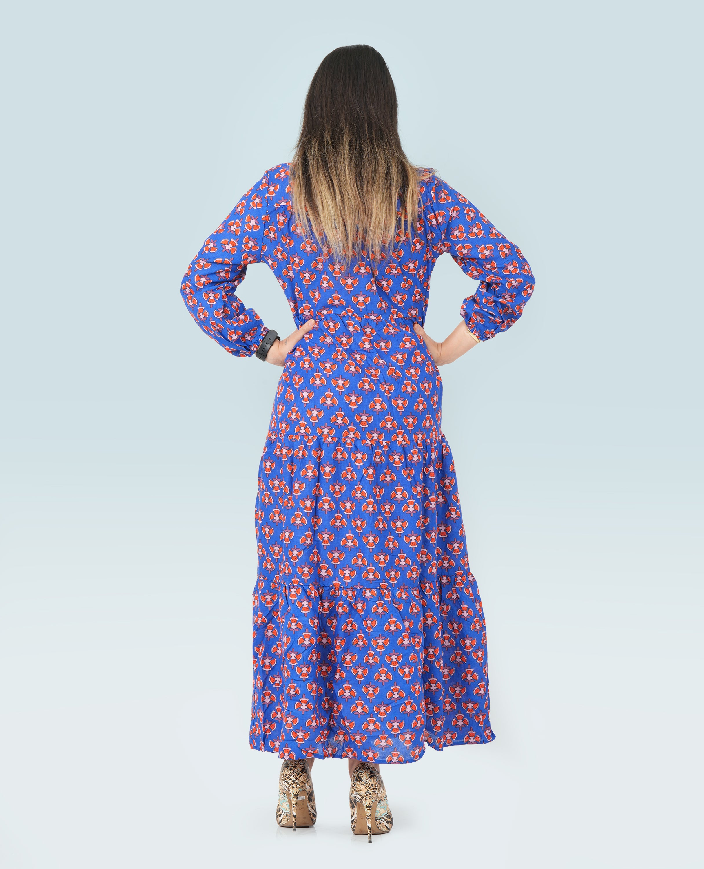 Women Button Down Midi Dress - Finelook