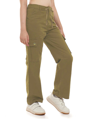 Wide cargo trousers