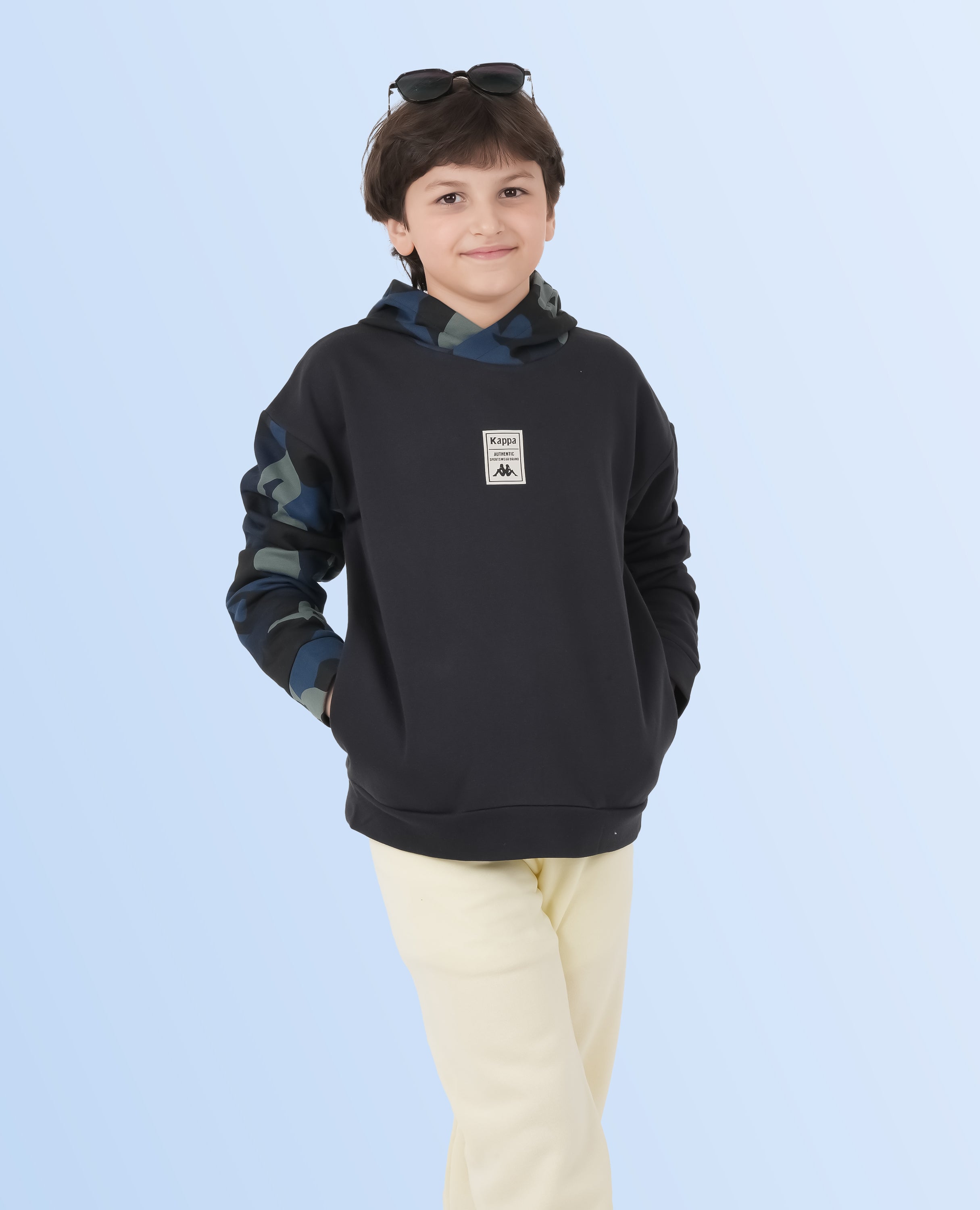 Boys Hoodie Print Sweatshirt KAP