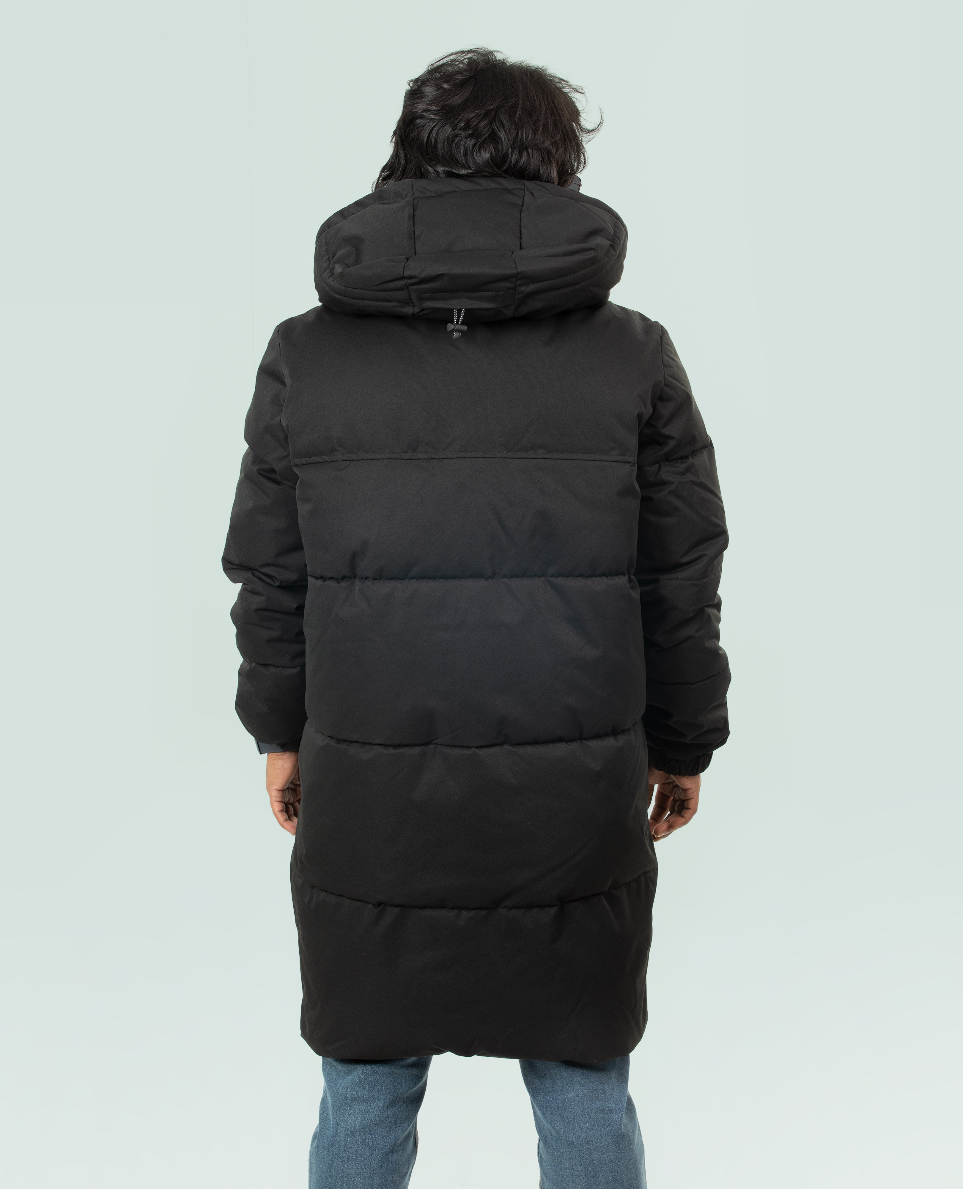 Men's Long Puffer Jacket - Finelook - FineLook