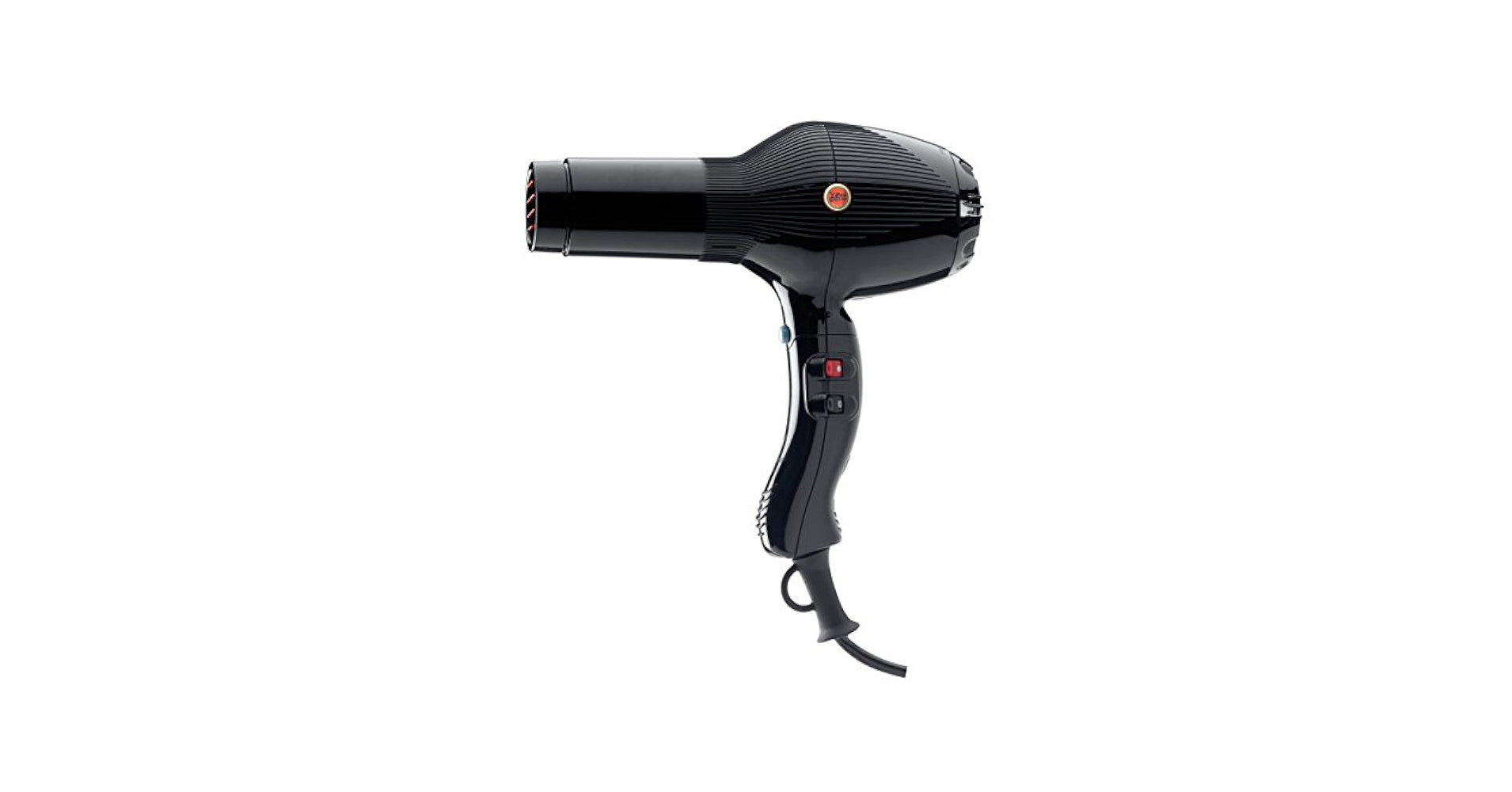 GAMMAPIU' Jambio Gamma Piu Turbo-5555 Italian Hair Dryer - Black