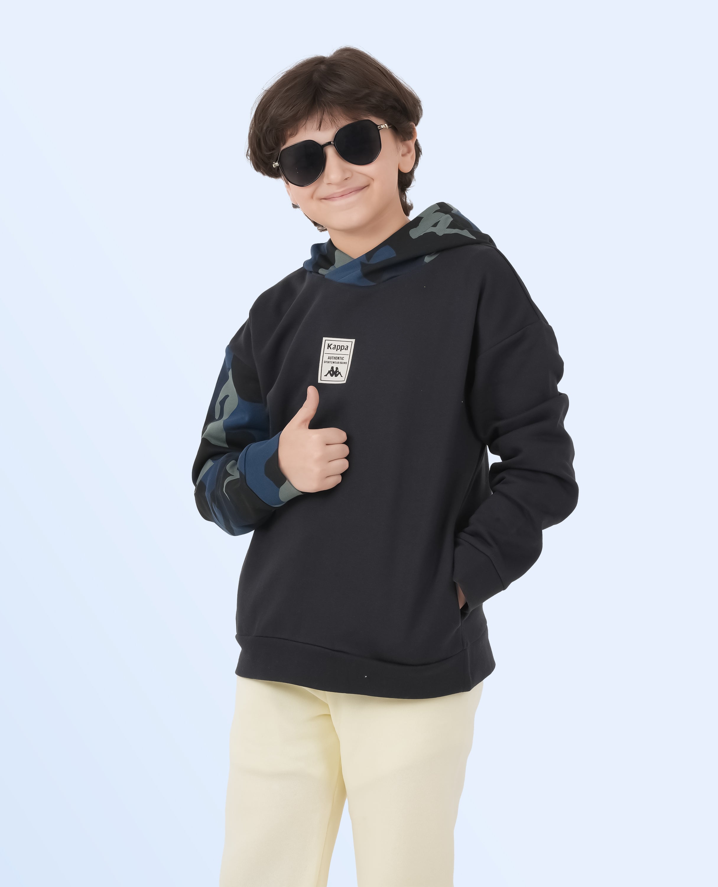 Boys Hoodie Print Sweatshirt KAP