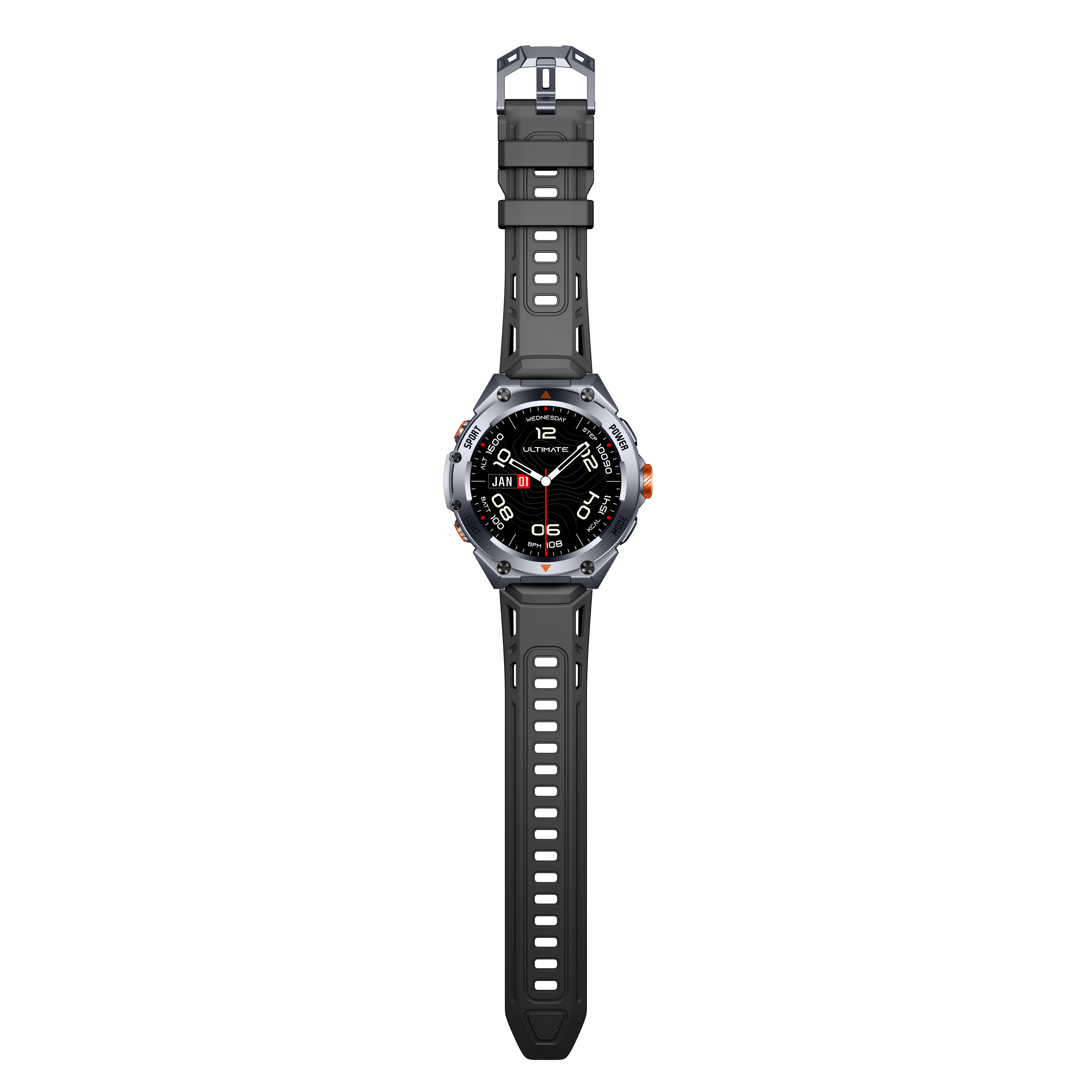 Finelook Premium Round AMOLED Smartwatch – 2025 Model | Waterproof | Android / IOS |  E-SIM | Health Tracking