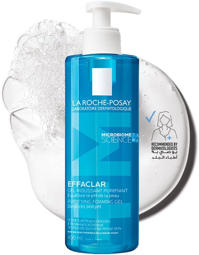 NATIONAL DAY OFFER - La Roche-Posay 3 PIECE SET - 2 Cleansing Foaming Gel 400 ml and Sunscreen 50 ml