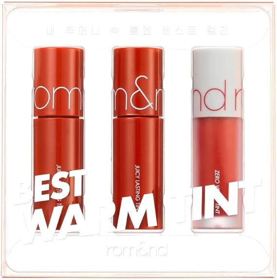 Rom&nd Best Tint Edition Mini Set 01 WARM TONE PICK.