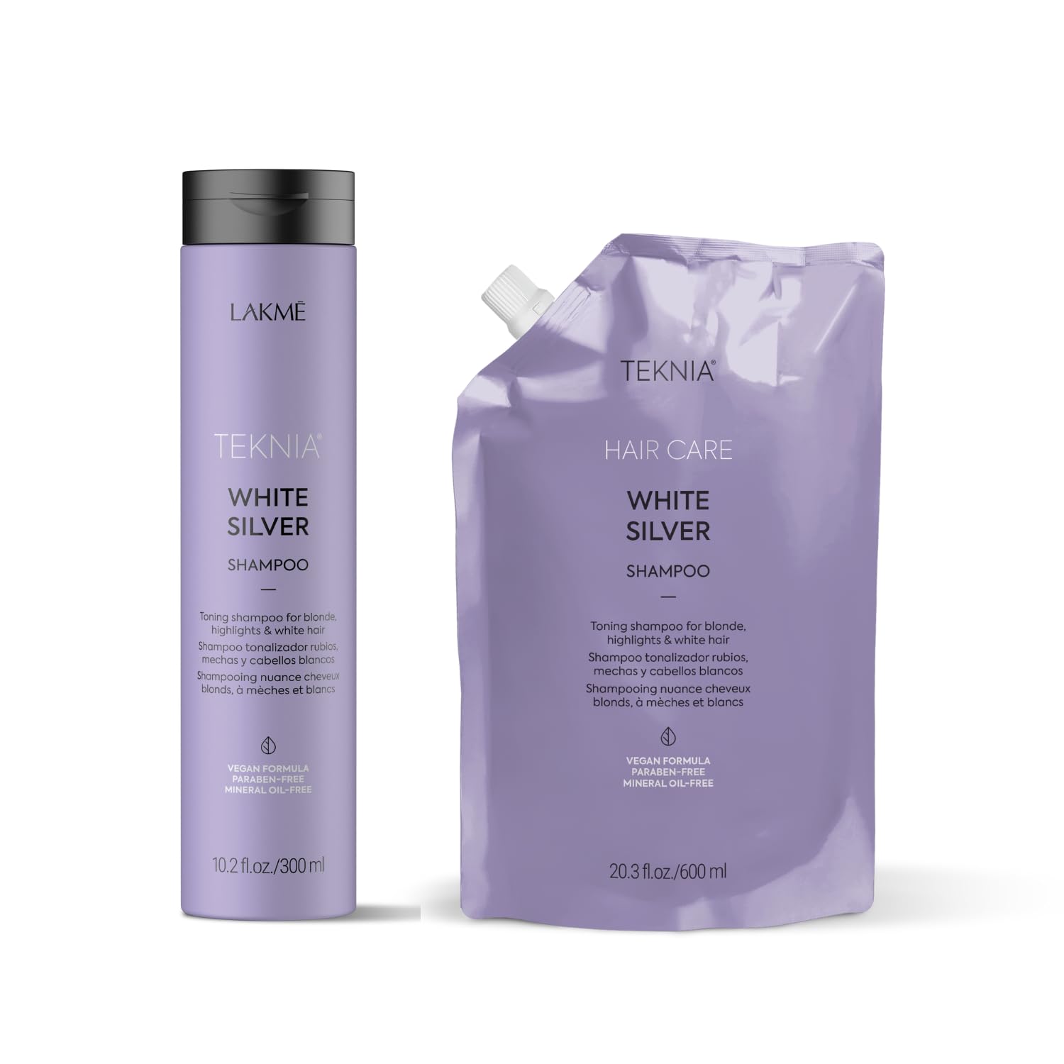 Lakme Teknia White Silver Shampoo for Blonde Highlights and White hair