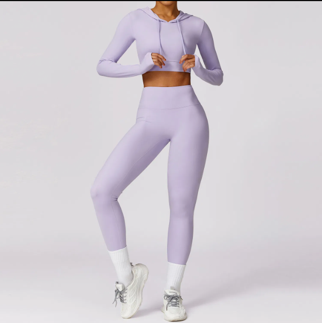Breathable Tank Top with tight leggings for workout - 2-Piece Set.