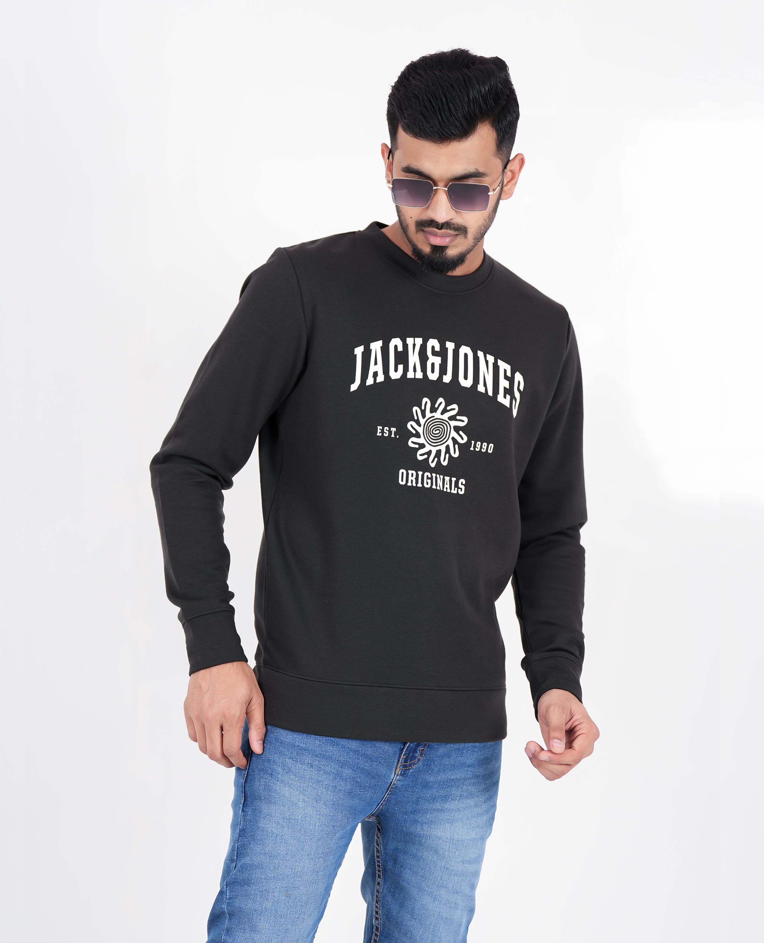 J&J Men's Stylish SweatShirt - FineLook