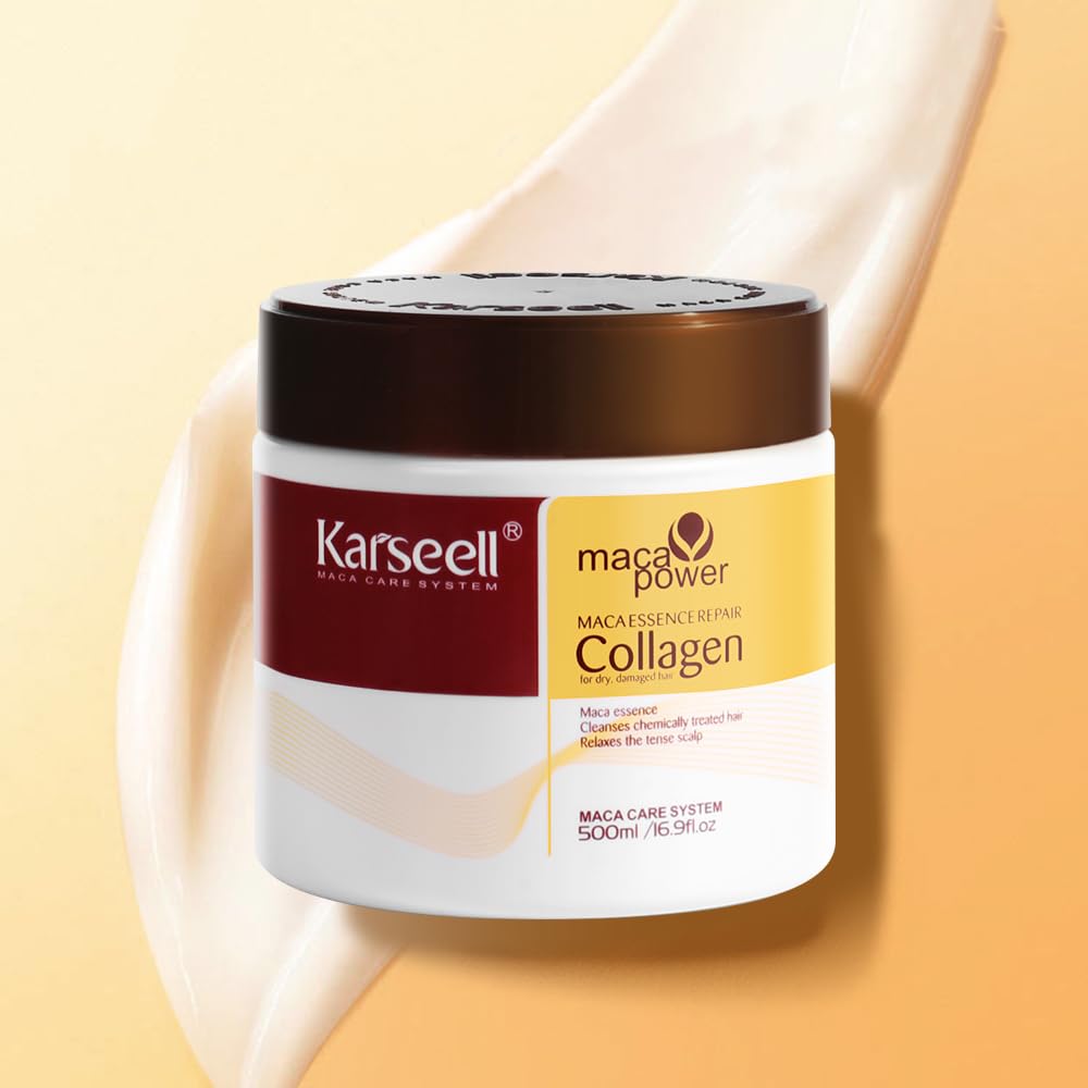 Karseell Maca Essence Repair Collagen Hair Mask  -  500ml