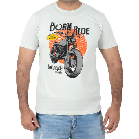 Milano Bulls - Born To Ride Printed T-Shirt