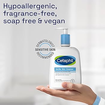 Cetaphil Gentle Skin Cleanser for Normal Dry , Sensitive Skin 236 ml