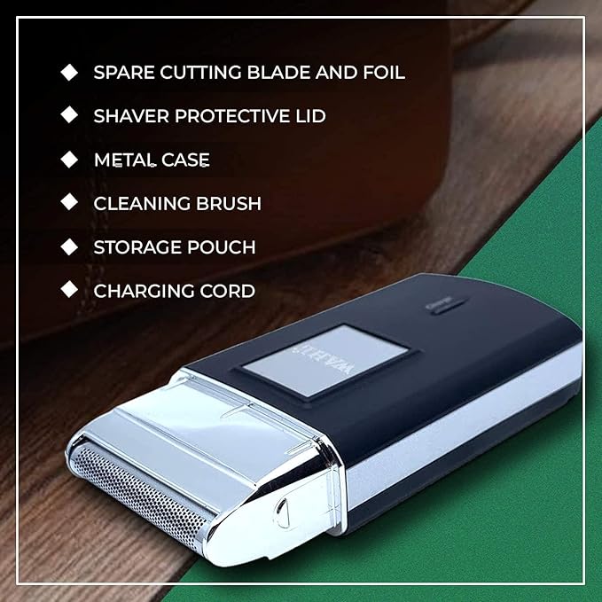 WAHL Travel Shaver Rechargeable Electric Shaver for Men Travel Size