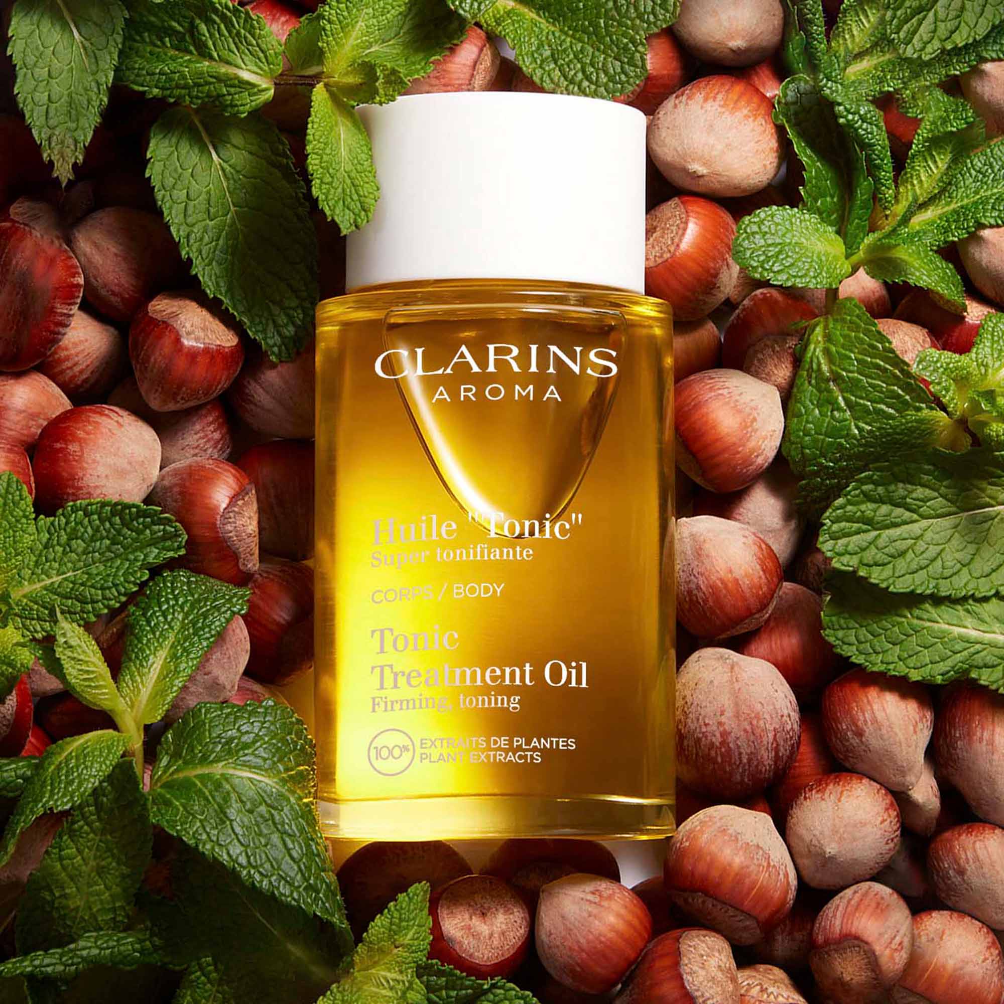 Clarins Paris HUILE TONIC super tonifiante Body Oil 100 ml.