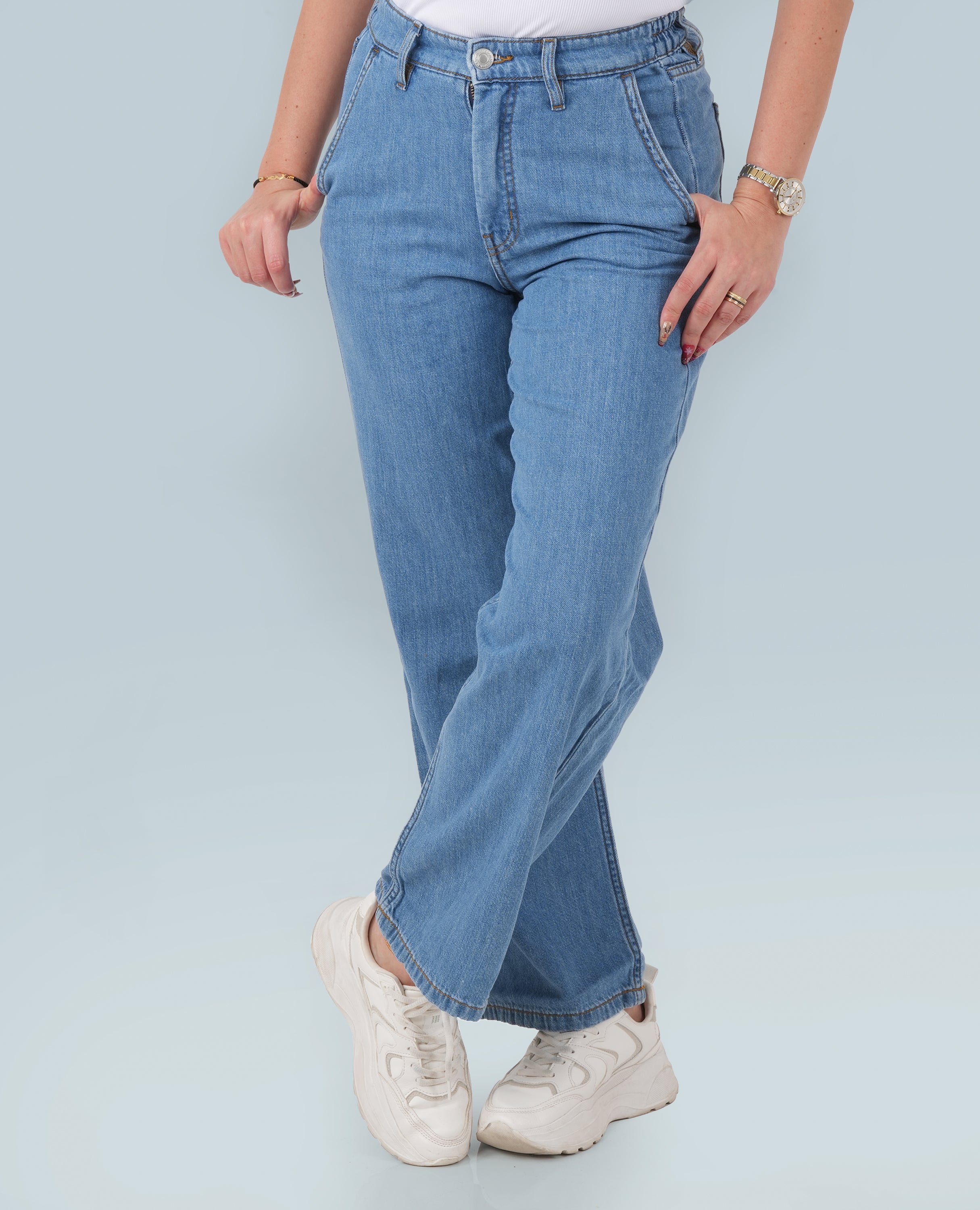 Classy Wide Leg Jeans for Women FineLook - FineLook