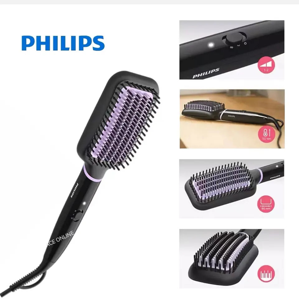 Philips Heated Straightening Brush BHH880/03