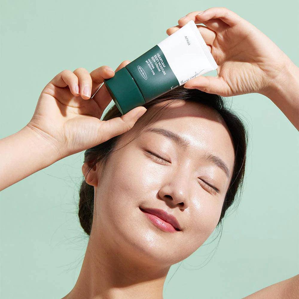 Heartleaf Silky Moisture Sunscreen SPF50+ - 50 ml - FineLook