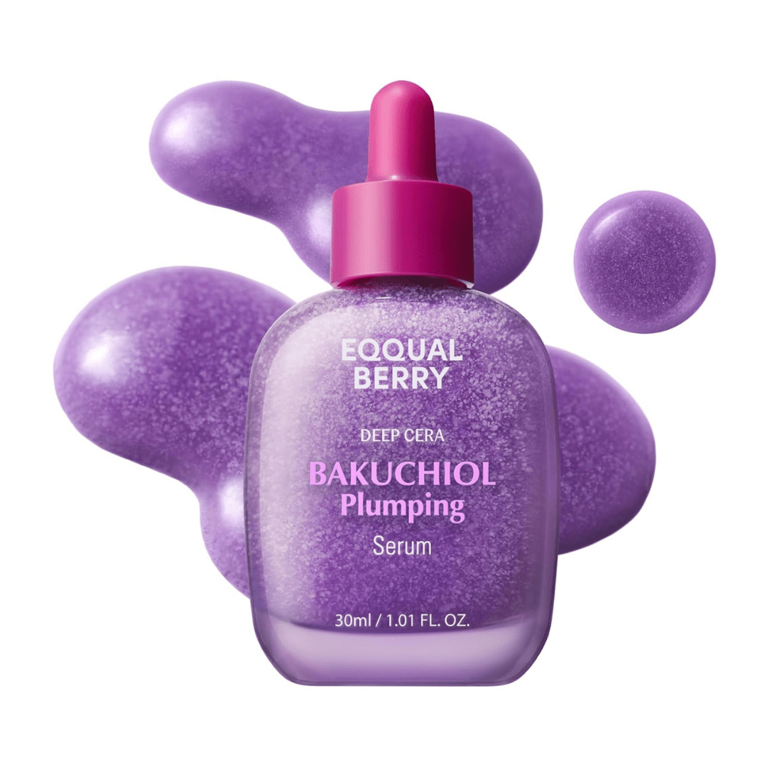 EQQUALBERRY Deep Cera Bakuchiol Plumping Serum & Capsule Cream 2-Piece Set – Saudi National Day Offer
