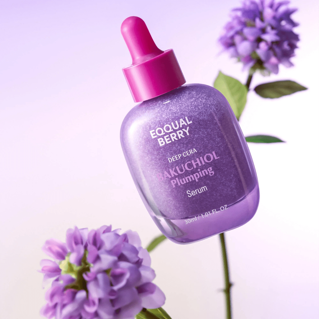 EQQUALBERRY Deep Cera Bakuchiol Plumping Serum & Capsule Cream 2-Piece Set – Saudi National Day Offer