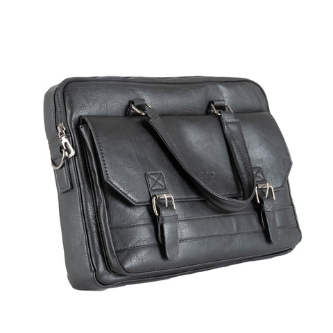Textured Portfolio Bag with Zip Closure