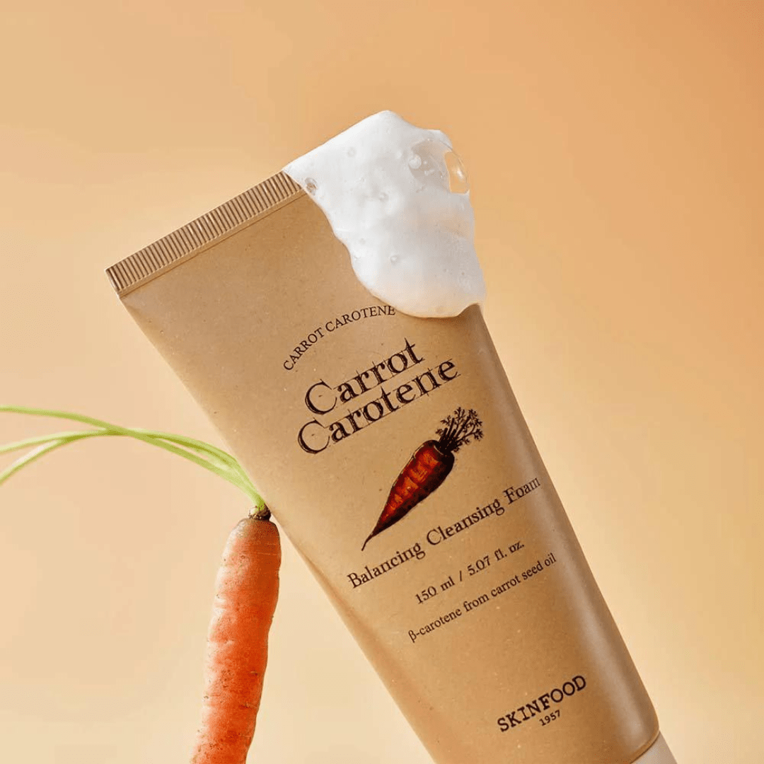 Carrot Carotene Balancing Cleansing Foam - 150 ml - FineLook