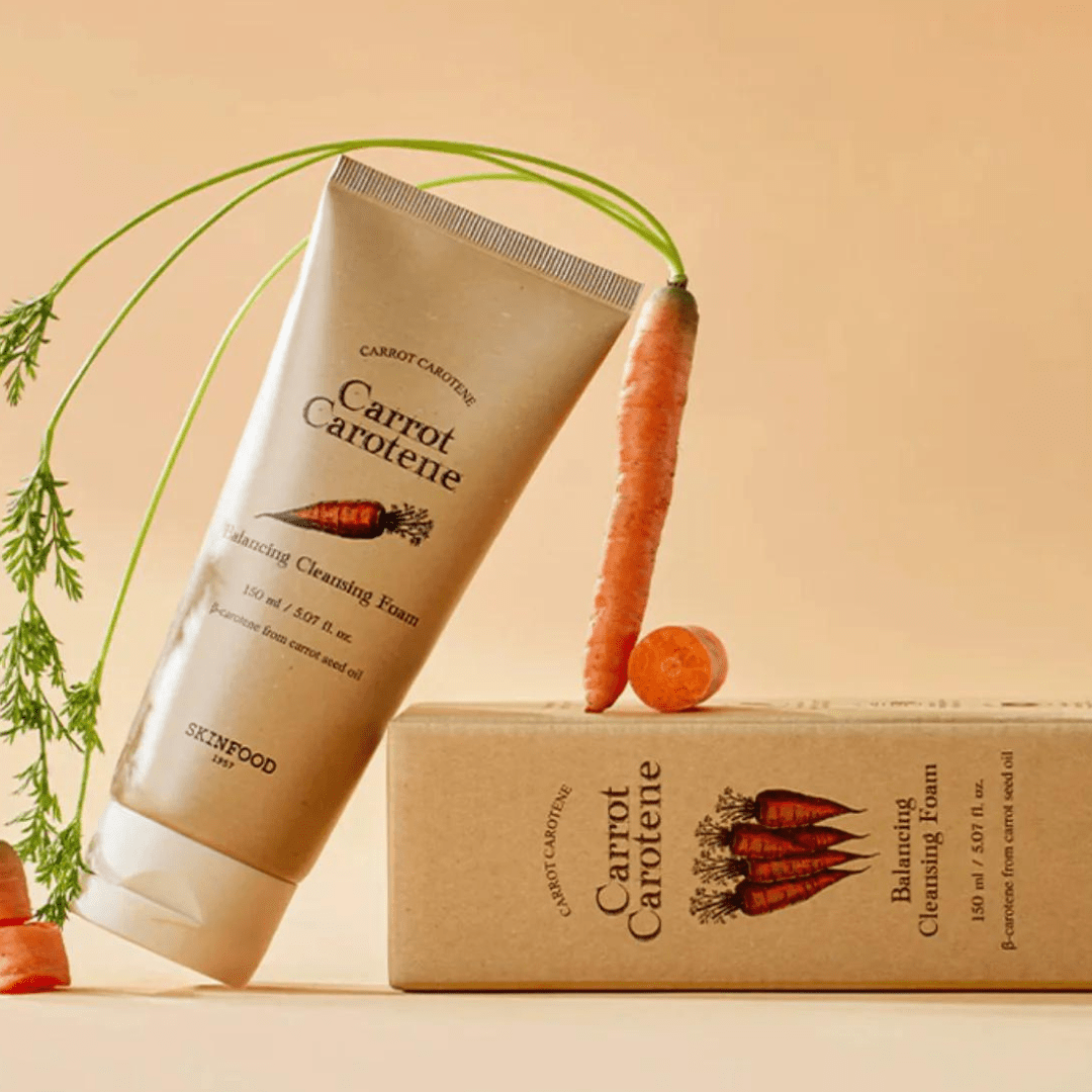 Carrot Carotene Balancing Cleansing Foam - 150 ml - FineLook