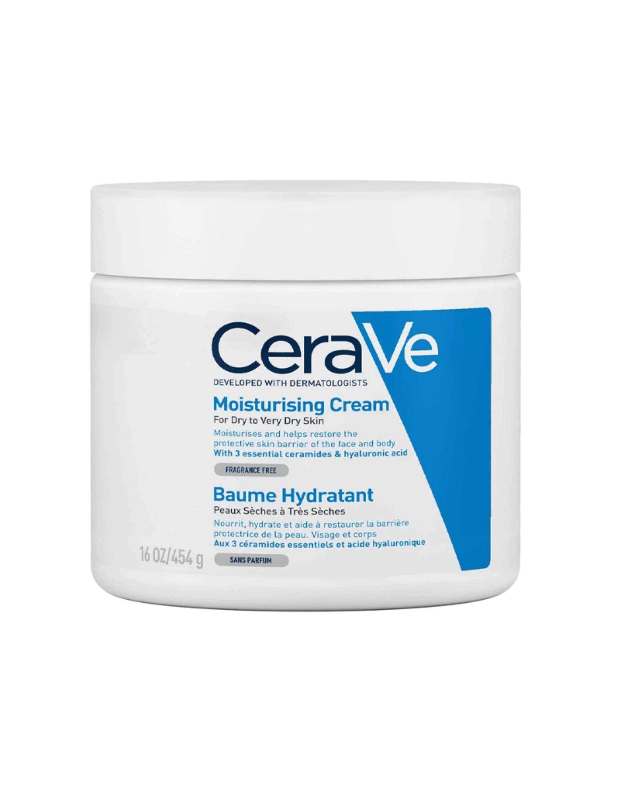Cerave Moisturizing Cream For Dry Skin With Ceramides & Hyaluronic Acid – 454g