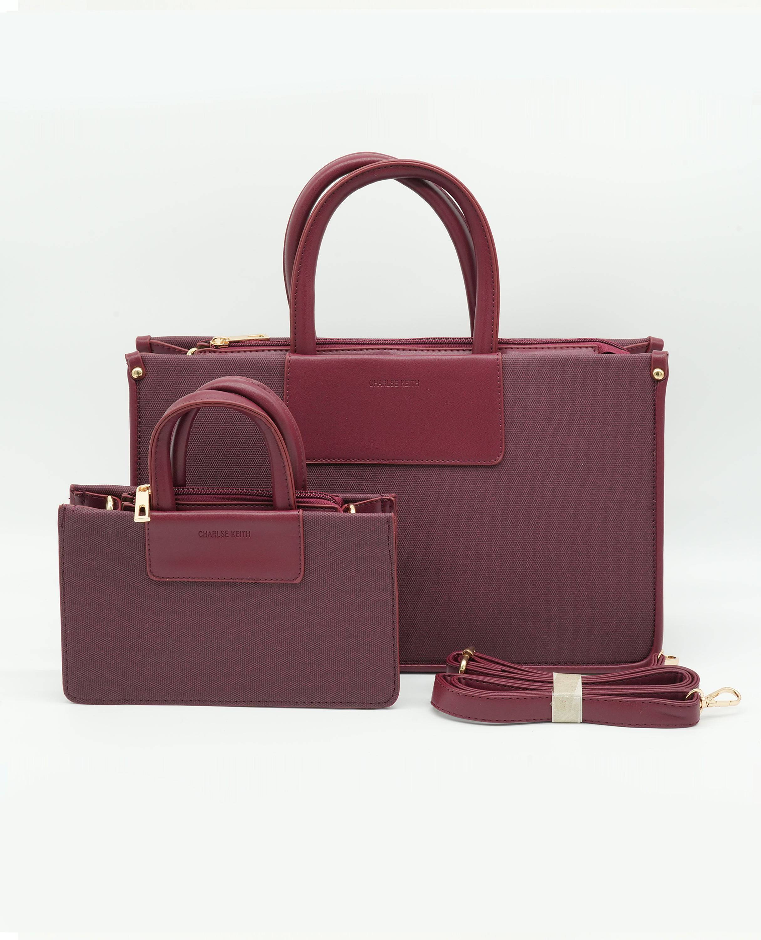 CHARLES KEITH Bag with Small hand Bag 2 in 1 Set - FineLook