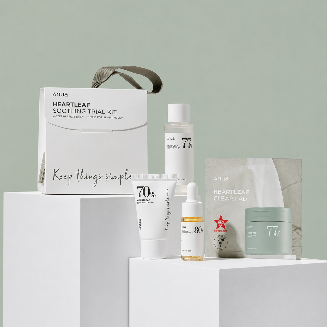 Anua Heartleaf Soothing Trial Kit – 4-Step Daily Skincare Routine Anua Heartleaf Soothing Trial Kit – 4-Step Daily Skincare Routine