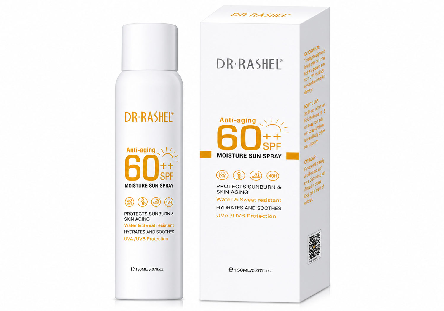 Dr. Rashel Anti-Aging Sunscreen Spray with SPF 60 (150 ml)