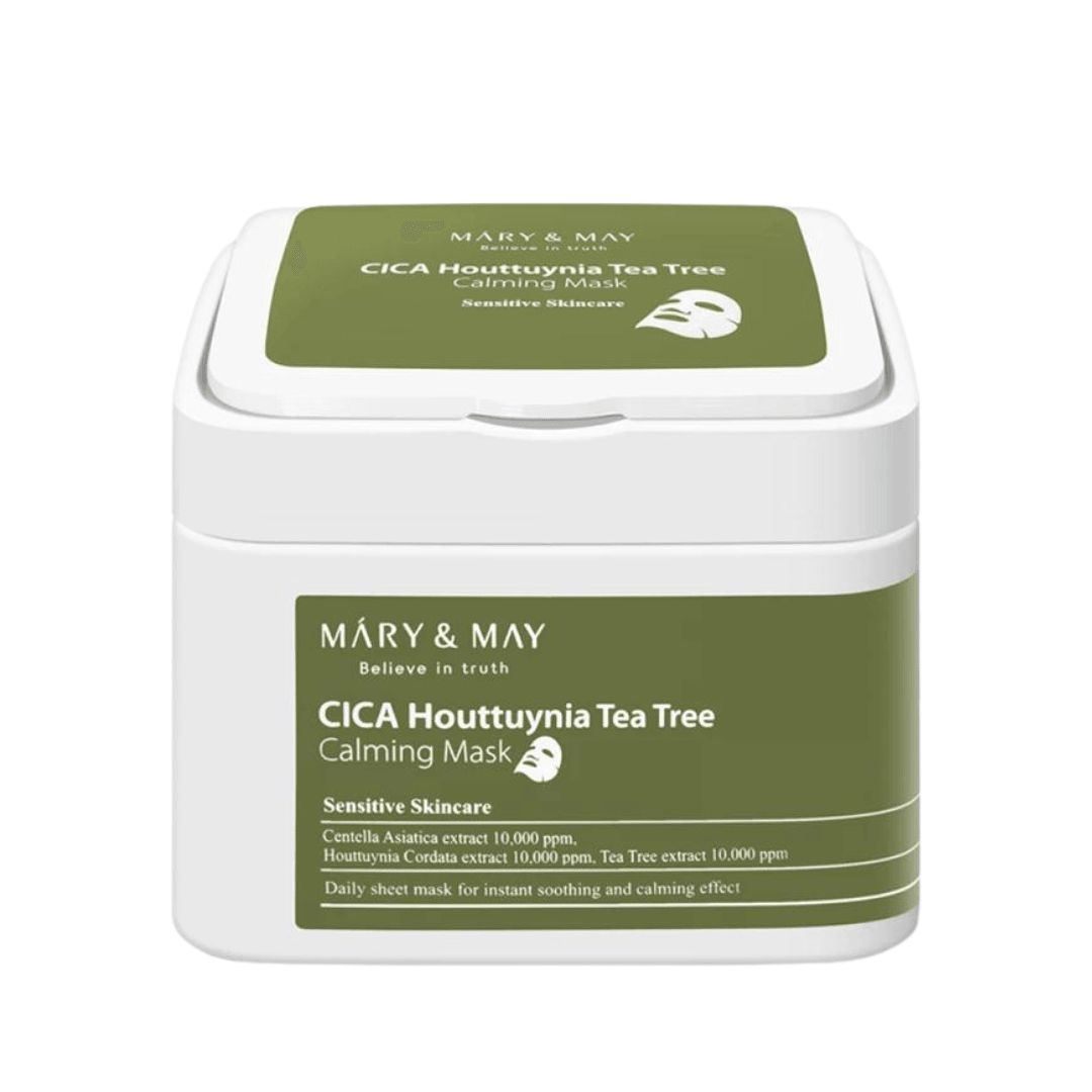 Cica Houttuynia Tea Tree Calming Mask - 30 sheets - FineLook